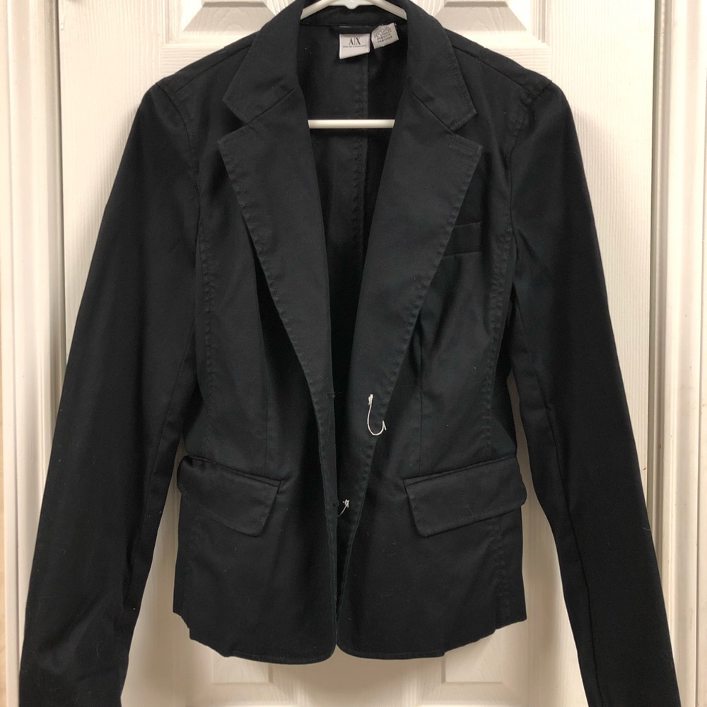 Black Armani Exchange Blazer